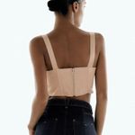 ZARA Satin Effect Corset Top Photo 2