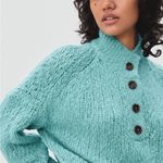 Everlane - The Lofty-knit Henley - Green Photo 7