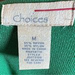 Choices emerald green knit sweater tank top size medium Photo 4