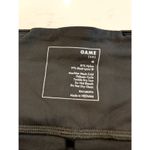 GAME Gray Athletic Bike Shorts Black Lycra Side Pockets Size M Stretch Active Size M Photo 2