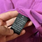 BCX  Double Breasted Belted Trench Coat Jacket Women's Size M Purple Satin Look Photo 2