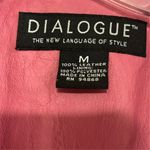 Dialogue Women's Pink Leather Jacket Size M Photo 1