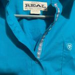 Ariat Teal Long Sleeve Shirt Photo 1