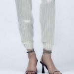 ZARA Heeled sandals with Rhinestone Straps NWOT Photo 3