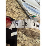 Women's Time and Tru Black & White Striped Sleeveless Dress S Photo 4