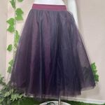 Windsor Purple Tulle Ballerina Poofy Skirt Photo 6