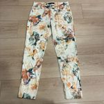 Peruvian Connection  Women’s Cotton Floral Watercolor Pant Size 6 Photo 1