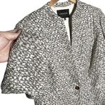 LAFAYETTE 148 Women’s Linen Blend Metallic Neutral Patterned Blazer Brown Size 14W Photo 1