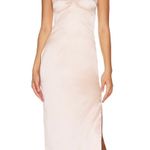 Revolve Champagne Small Formal Maxi Dress Photo 0