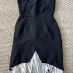 ZARA  Black and White Cocktail Dress Photo 4