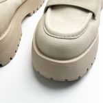 No Boundaries  Cream Lug Sole Slip On Penny Loafers, Size 6 Photo 10