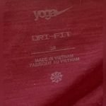 Nike Yoga Dri-Fit Womens 3X Maroon Loose Fit Wide Neck Glitter Trim Shirt Top Photo 4