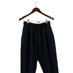 Set Active  Heavyweight Onyx Cotton Black Sweatpants Joggers Photo 3