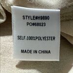 JODIFL  women’s size small pullover tan deep v-neck dressy tank top sleeveless Photo 4