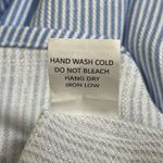 Sienna Sky NWOT Blue & White Seersucker Shirred Midi Dress - Small Photo 8