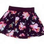 Aeropostale  2012 maroon floral mini skirt Photo 1