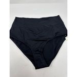 Aerie Brand New  Women's Size Large Black High Waisted Coverage Bikini Bottom Photo 6
