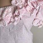 Petersyn Arabella Roseseer Ruffle One Shoulder Top Pink Photo 3