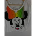 Disney  Minnie Mouse Crop Boxy Tshirt Size Medium Photo 1