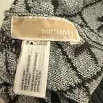Michael Kors MICHAEL  Beanie Knit Hat Cap Dark Gray Metallic Silver Logo Photo 4
