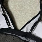 SheIn NWOT  Black Ruffle Mesh One Piece Swimsuit Photo 8