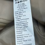 City Chic Faux Leather Zip up Jacket Fully Lined W/Pockets S/16 Beige NEW Photo 9