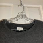 Lou & grey Dark Grey Knit Long Sleeve Side Slit Top M Photo 2