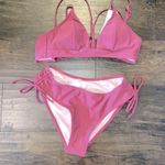 Cupshe NWT Healing Space Strappy Bralette & Low-Rise Hipster Bikini Set Photo 2