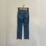 Paige  Denim Cindy High Rise Straight Leg Destroyed Raw Hem Jeans in Mel Size 24 Photo 7