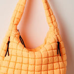 FP Movement Free People Quilted Carryall Tote Orange Photo 0