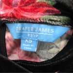 Draper James  RSVP black velvet floral short sleeve dress xs w/pockets Photo 6