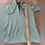 L.L. Bean Women’s Small Hooded Sweatshirt Soft Cotton Rugby Hiking Casual Green Photo 9