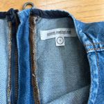 Good American  Denim Raw Hem Cap Sleeve Women's Mini Dress Size 1 Photo 9