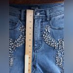 Cache  Embellished Rhinestone Gems Denim y2K Statement Jean Size Women’s Sz 24 Photo 11