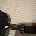 PINK - Victoria's Secret  Black Sherpa Crossbody Bag Photo 9