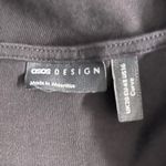 ASOS DESIGN Womans Blouse Size 16 Milkmaid Y2k Baby Doll Whimsigoth Square Neck Black Photo 6