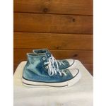 Converse  Womans  Chuck Taylor All Star high-top sneakers in a teal velvet Sz 8 Photo 1