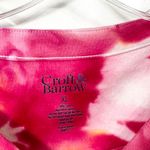 Croft & Barrow XL Top Handmade Tie Dye Hot Pink Spiral Cotton Boho Artsy 440 Photo 9