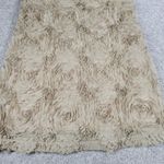 Bloomsbury Shift Dress Womens M Cream Tulle Rosette Floral Cocktail Party Lined Size M Photo 12