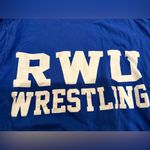 Nike  Women’s RWU Roger Williams University Wrestling Long Sleeve Blue Tee Photo 2