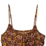 Urban Outfitters  Kamaryn Printed Mini Dress Brown Floral Boho 70s Sz Medium Photo 5