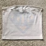 Superman style Notre Dame glitter tube top White Size M Photo 7