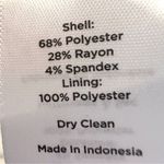 Talbots  Pinstriped‎ Textured Summer Jacket Blazer Women's 2 Ivory Navy Career Photo 6