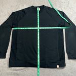 Thirdlove Sweatshirt Womens Large Black Terry Cloth Casual Basic Loungewear Photo 3