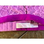 Xhilaration Deep Plunge Sz Medium Wire Free Multi-Way Lace Bralette Violet NWT Photo 1