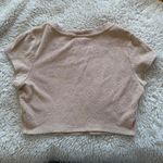 Aerie Offline Cropped T-Shirt - Smile Print - Size S Photo 1