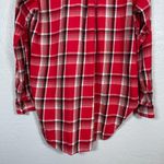 Denim & Supply Ralph Lauren Women M Red Black White Plaid Flannel Shirt Boho Size M Photo 7