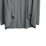 Talbots Women Cardigan Jacket Open Front Stretch S Blue White Stripe Preppy Photo 9