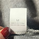 Savanna Jane Black Washed Denim Button Front Tiered Shirt Dress Size M Size M Photo 8