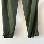 Vince  Green Pull On Drawstring Trousers Tapered Cuffed XS Olive Army Pants Photo 3